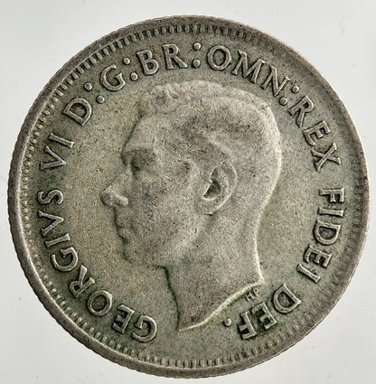 1952 Australia Shilling Silver Coin | Fine Collectable Grade