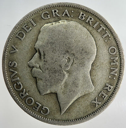 1921 George V Half - Crown Silver Coin | Collectable Grade