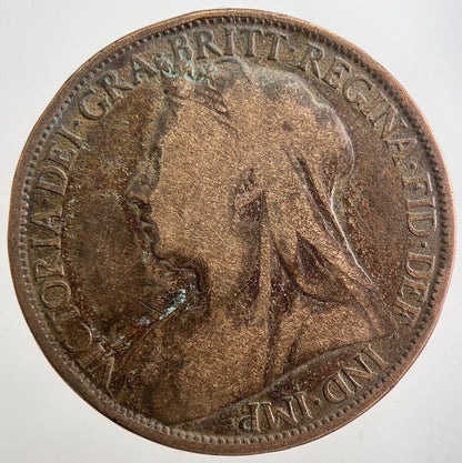 1896 Victoria Penny Coin | Fair Grade | a8026