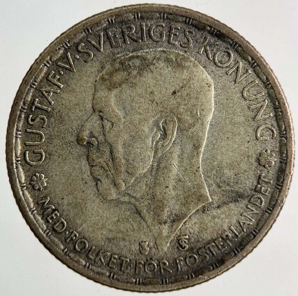 1946 Sweden 1 Krona Silver Coin | Collectable Grade