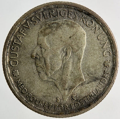 1946 Sweden 1 Krona Silver Coin | Collectable Grade