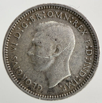 1943 Australia Threepence Silver Coin | Fine Collectable Grade