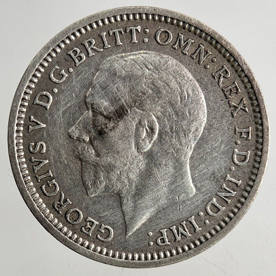 1934 George V Threepence Silver Coin | Fine Collectable Grade