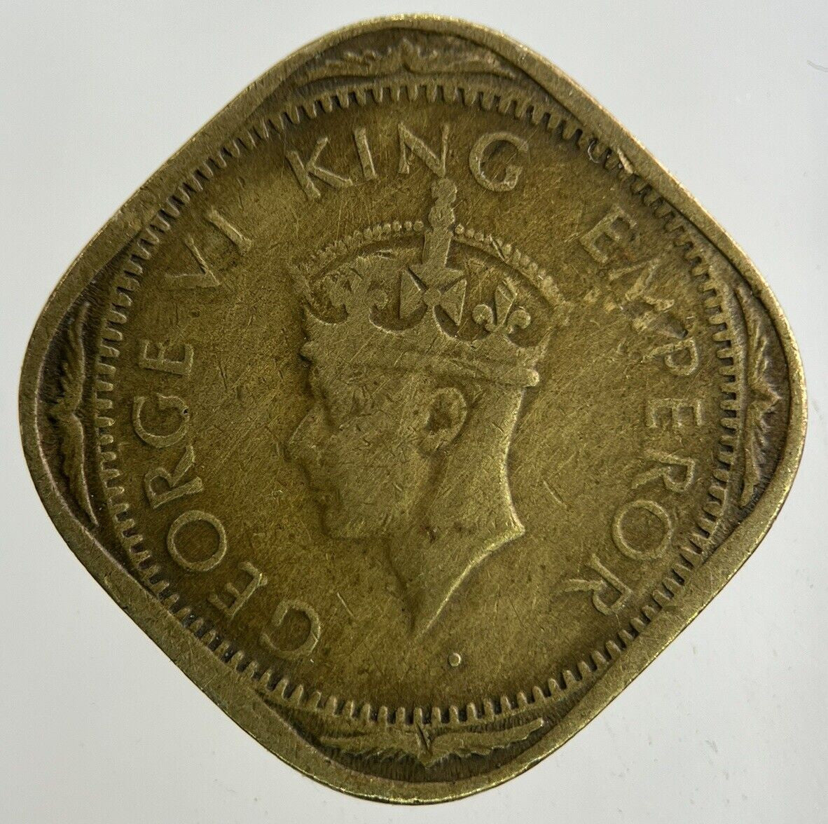 1943 India 2 Annas Coin | Collectable Grade