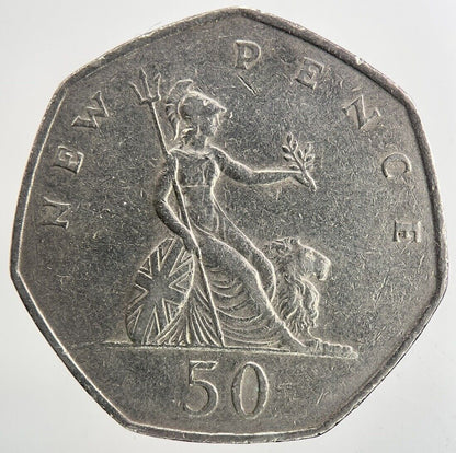 1969 Elizabeth II 2nd 50p 50 Fifty - Pence Coin | Fine Collectable Grade