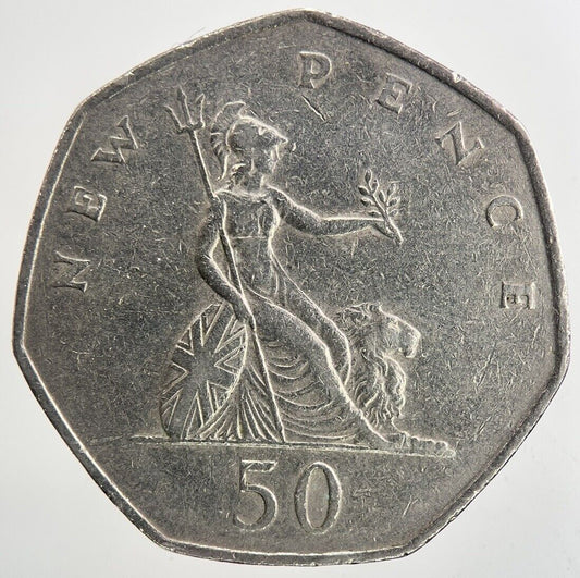 1969 Elizabeth II 2nd 50p 50 Fifty - Pence Coin | Fine Collectable Grade