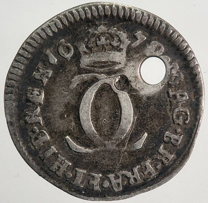 1678 Charles II 2nd Maundy Two - Pence Silver Coin | Collectable Grade | a6105