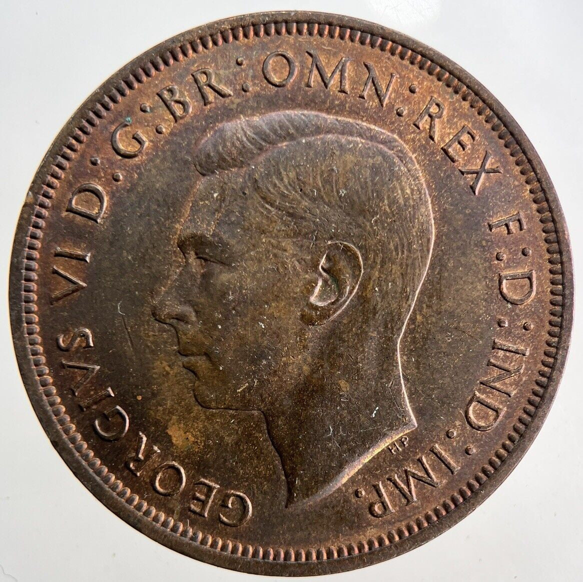 1940 George VI Penny Coin | Very High Grade