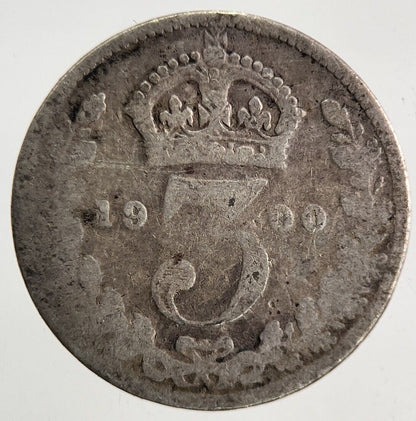 1900 Victoria Threepence Silver Coin | Collectable Grade