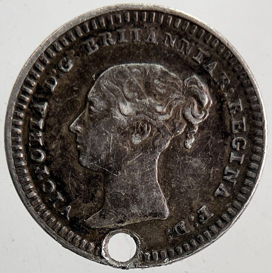 1842 Victoria 1 1/2 Three - Half - Pence Silver Coin | Very High Grade | a6894