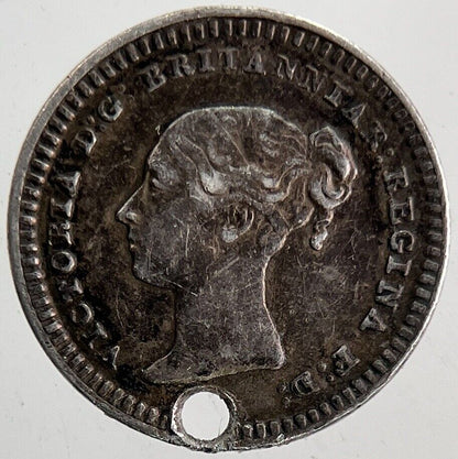1842 Victoria 1 1/2 Three - Half - Pence Silver Coin | Very High Grade | a6894