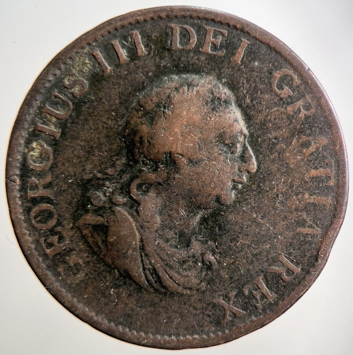 1799 George III Half - Penny Coin | Collectable Grade | a3697