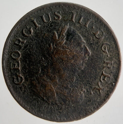 1806 George 3rd III Farthing Coin | Fine Collectable Grade | a4497