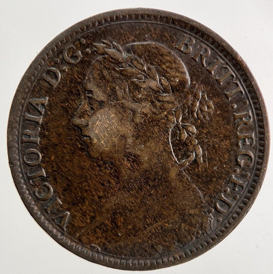1883 Victoria Farthing Coin | Fine Collectable Grade