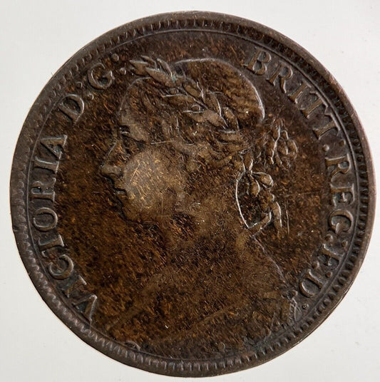 1883 Victoria Farthing Coin | Fine Collectable Grade