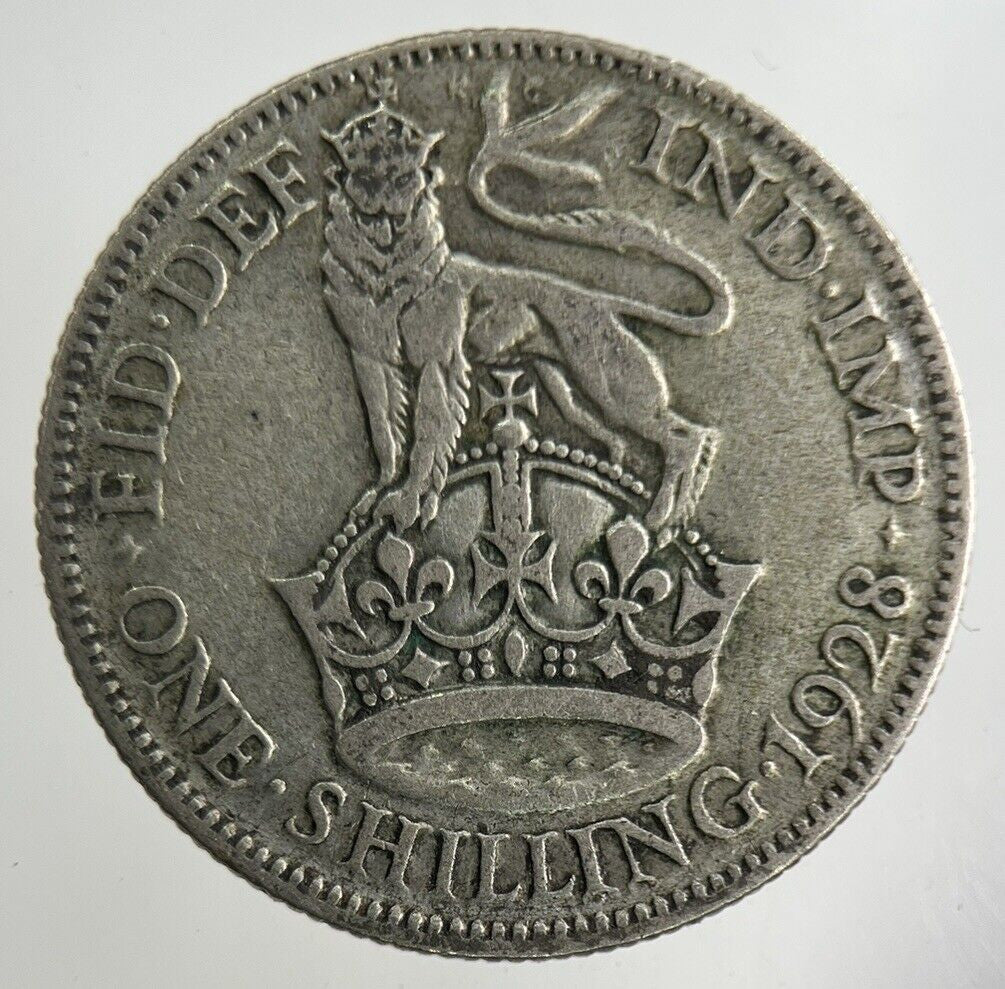 1928 George V Shilling Silver Coin | Collectable Grade