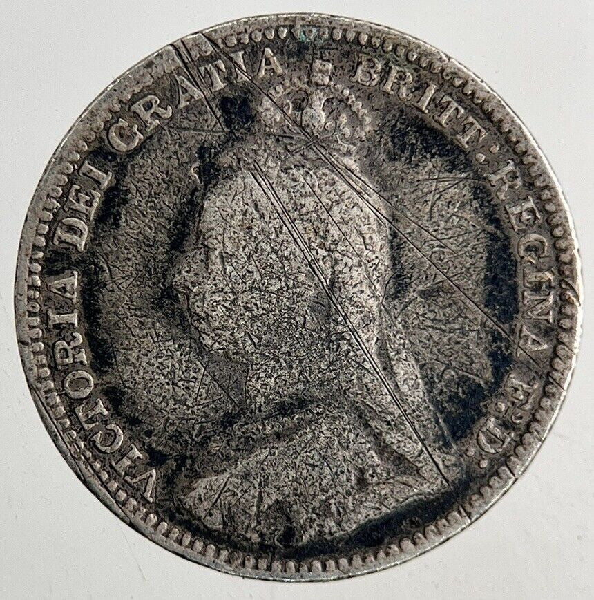1891 Victoria Threepence Silver Coin | Collectable Grade