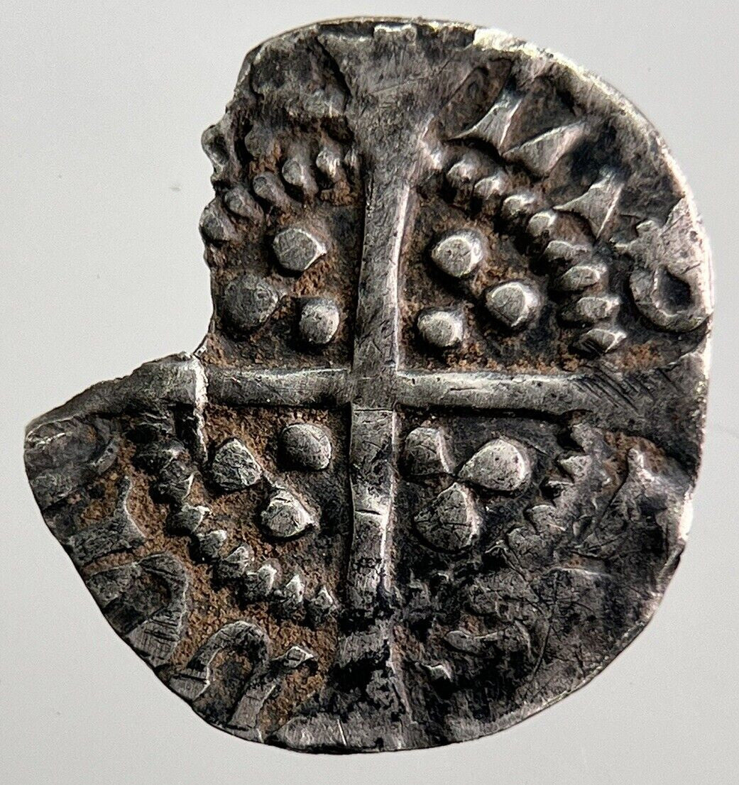 1279 - 1307 Edward I 1st Medieval Hammered Silver Half - Penny Coin | a7203