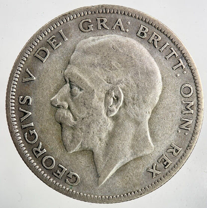 1928 George V Half - Crown Silver Coin | Fine Collectable Grade
