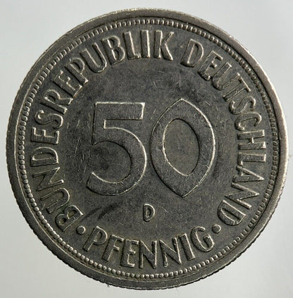 1970 Germany 50 Pfennig Coin | Fine Collectable Grade