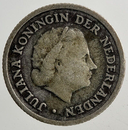 1959 Netherlands 1/10 Gulden Silver Coin | Fine Collectable Grade