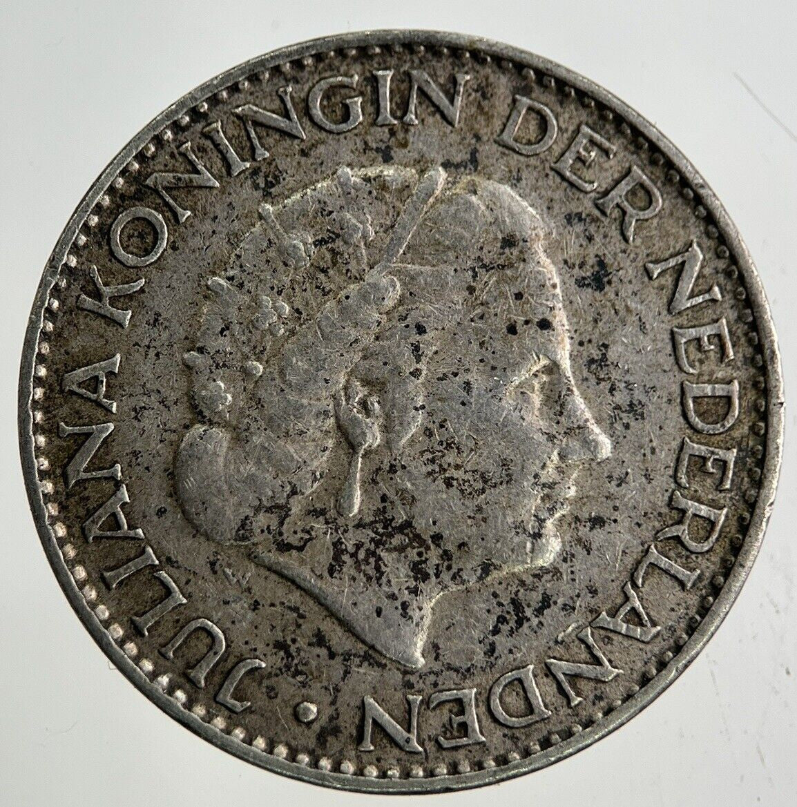 1958 Netherlands 1 Gulden Silver Coin | Very High Grade