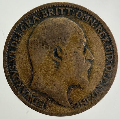 1909 Edward VII Farthing Coin | Collectable Grade