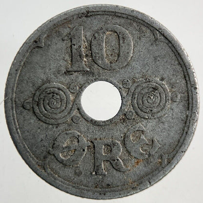 1941 Denmark 10 Ore Coin | Fine Collectable Grade
