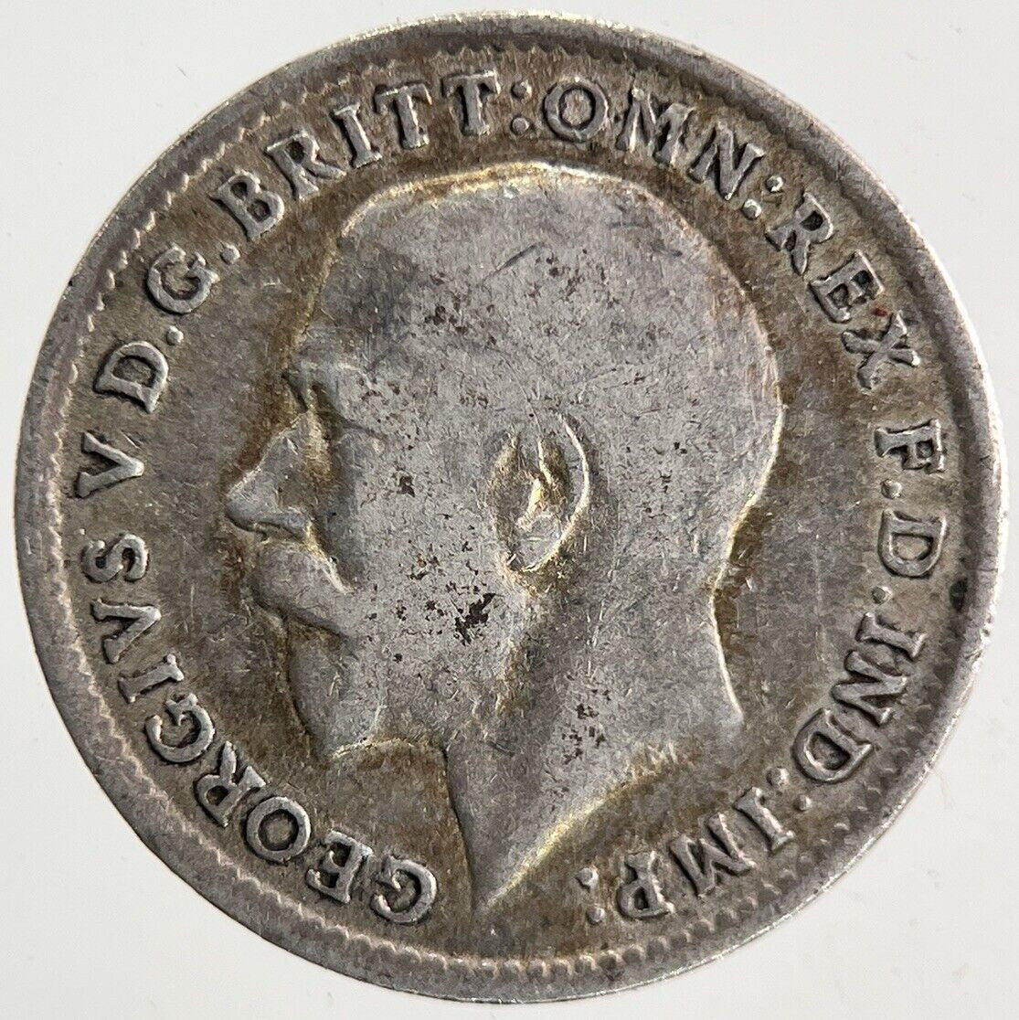 1919 George V Threepence Silver Coin | Fine Collectable Grade