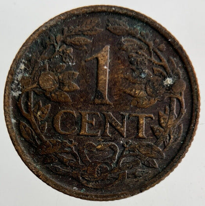 1921 Netherlands 1 Cent Coin | Fine Collectable Grade