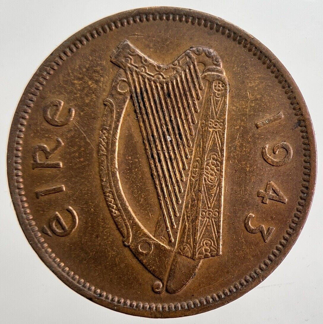1943 Irish Half - Penny Coin | Very High Grade | a4820