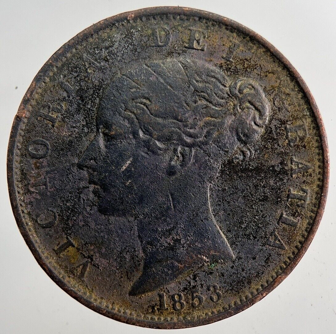 1853 Victoria Half - Penny Coin | Very High Grade | a5929