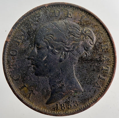1853 Victoria Half - Penny Coin | Very High Grade | a5929