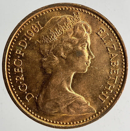 1981 Elizabeth II 2nd New Half - Penny Coin | Very Fine Grade