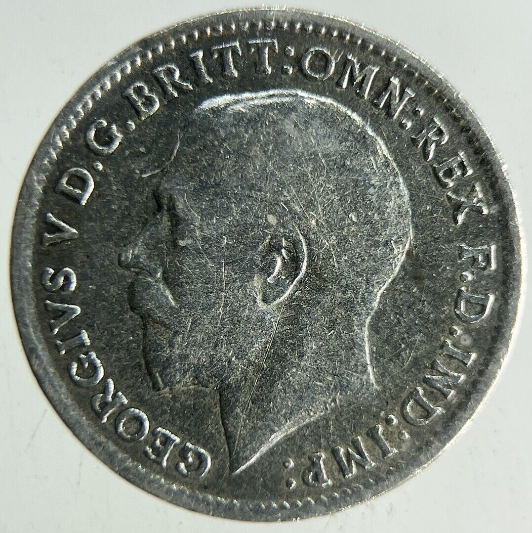 1917 George V Threepence Silver Coin | Fine Collectable Grade