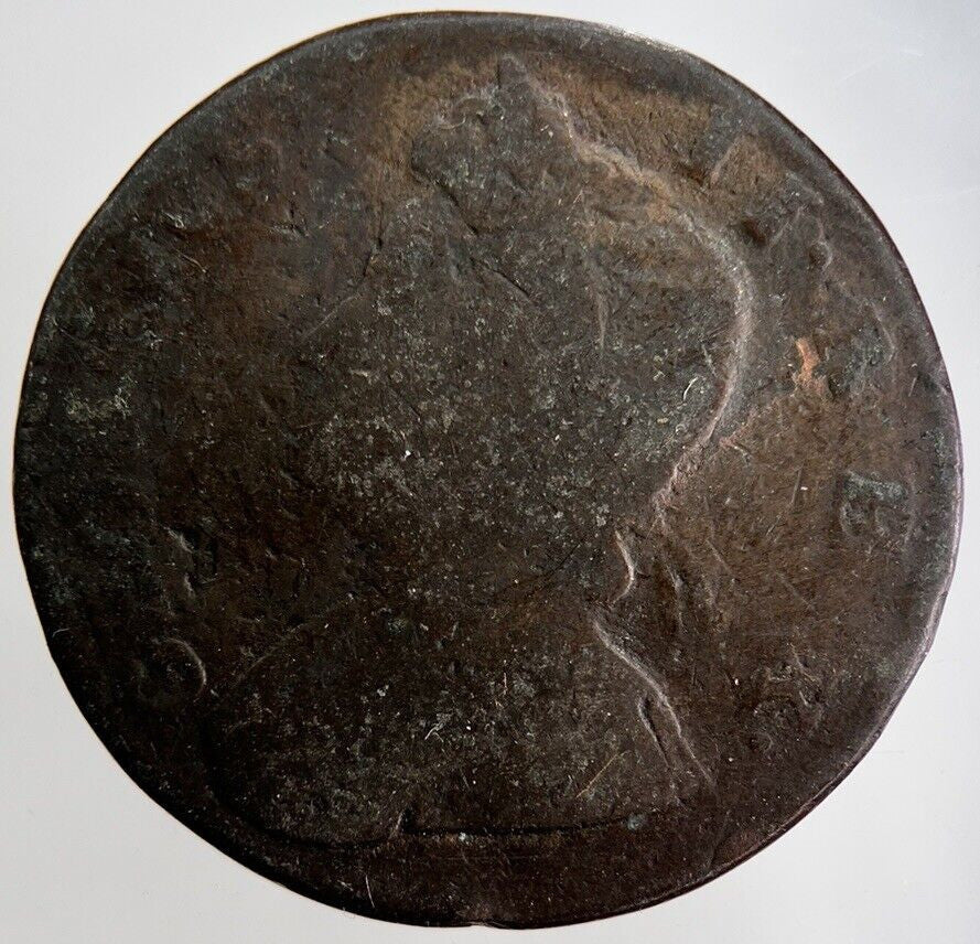 1735 George II 2nd Half-Penny Coin | Collectable Grade | a2416