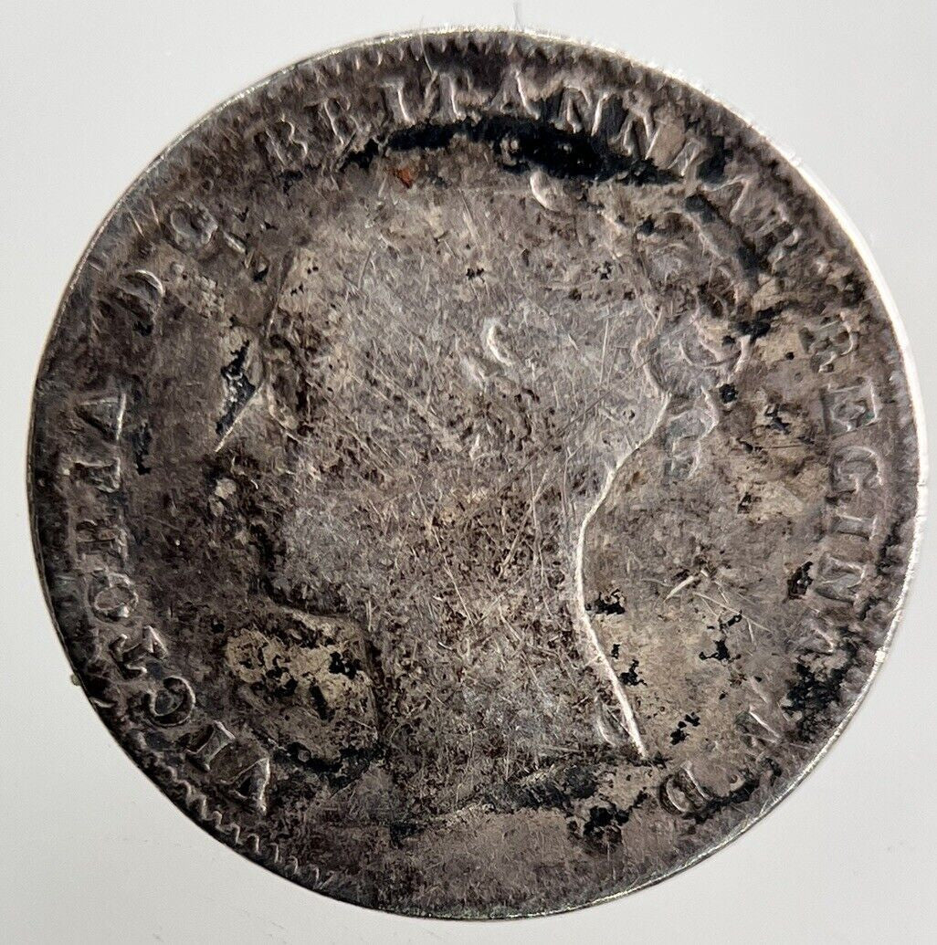 1856 Victoria Threepence Silver Coin | Collectable Grade