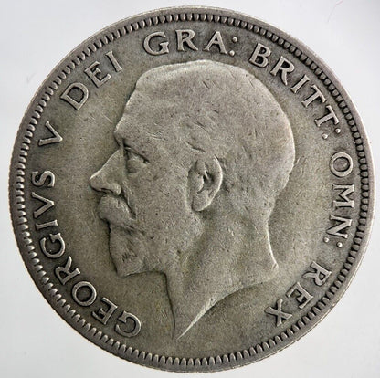1933 George V Half - Crown Silver Coin | Fine Collectable Grade