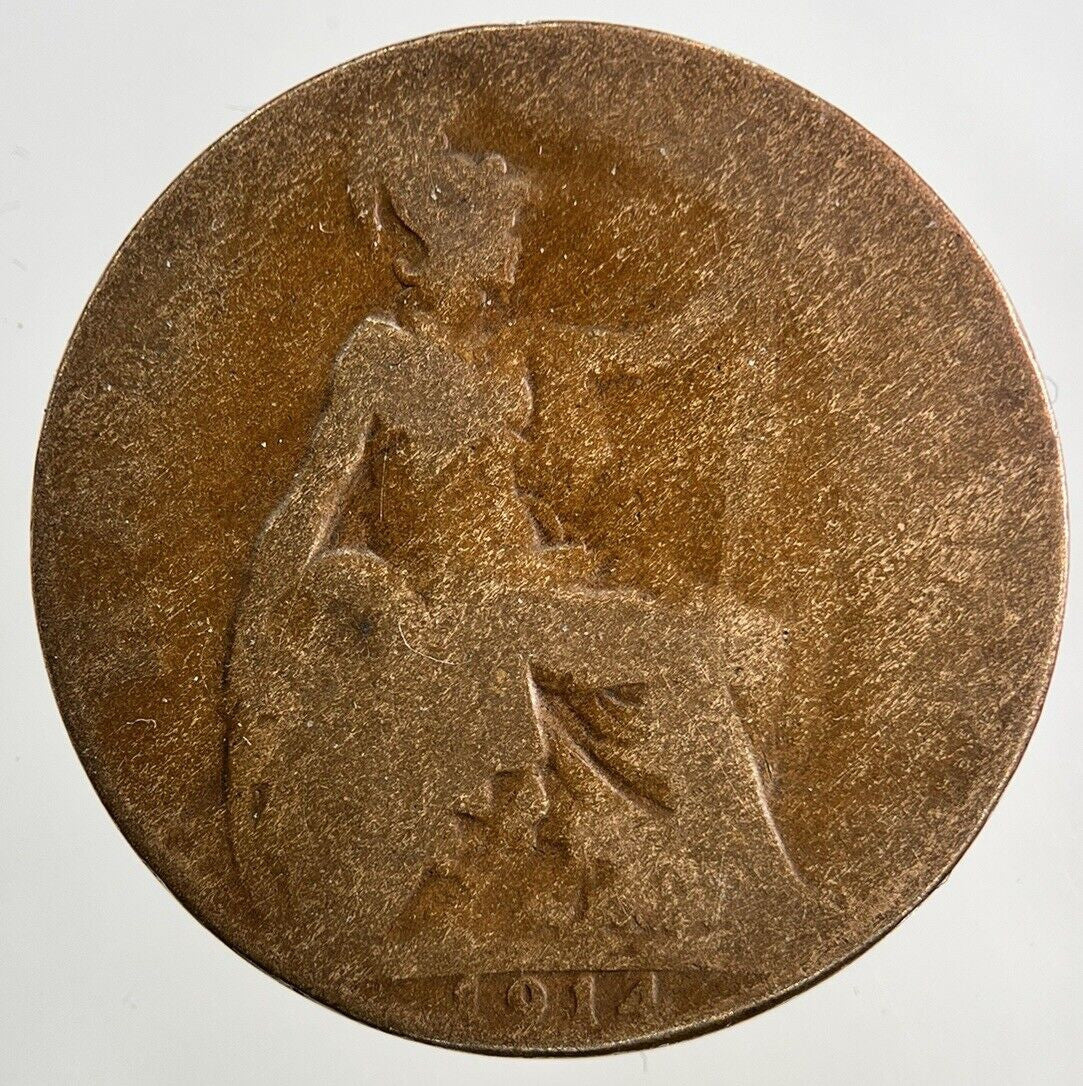 1914 George V Half-Penny Coin | Collectable Grade