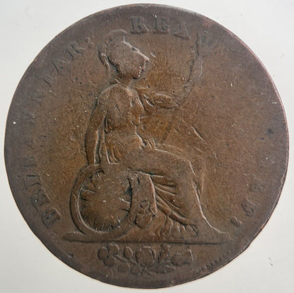 1826 George IV Half - Penny Coin | Collectable Grade | a8097
