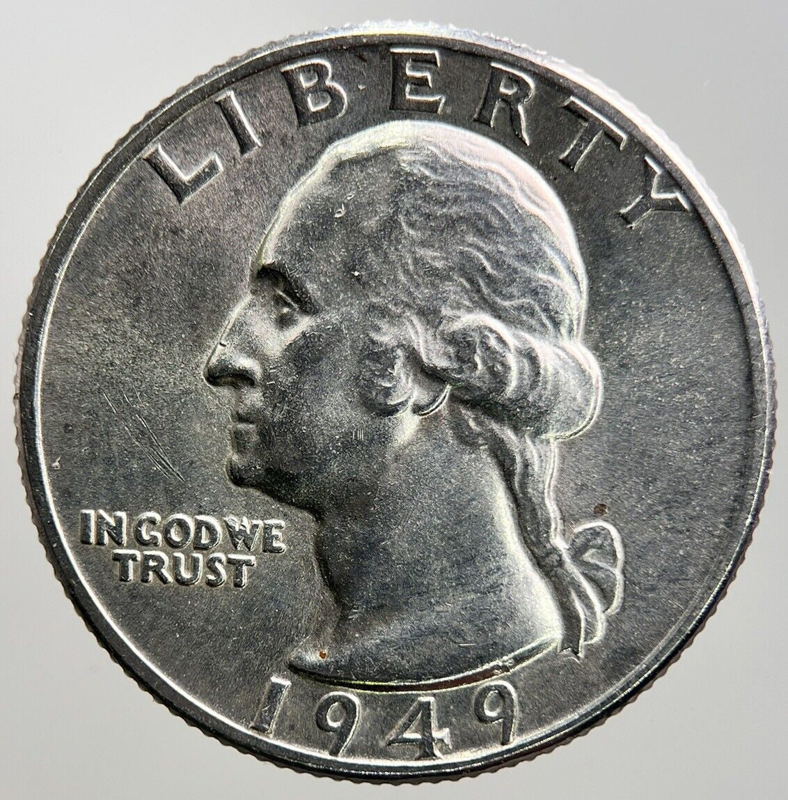 1949 - D US American Quarter Silver Coin | Very High Grade | a266