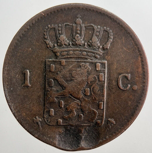 1876 Netherlands 1 One Cent Coin | Collectable Grade | a7836
