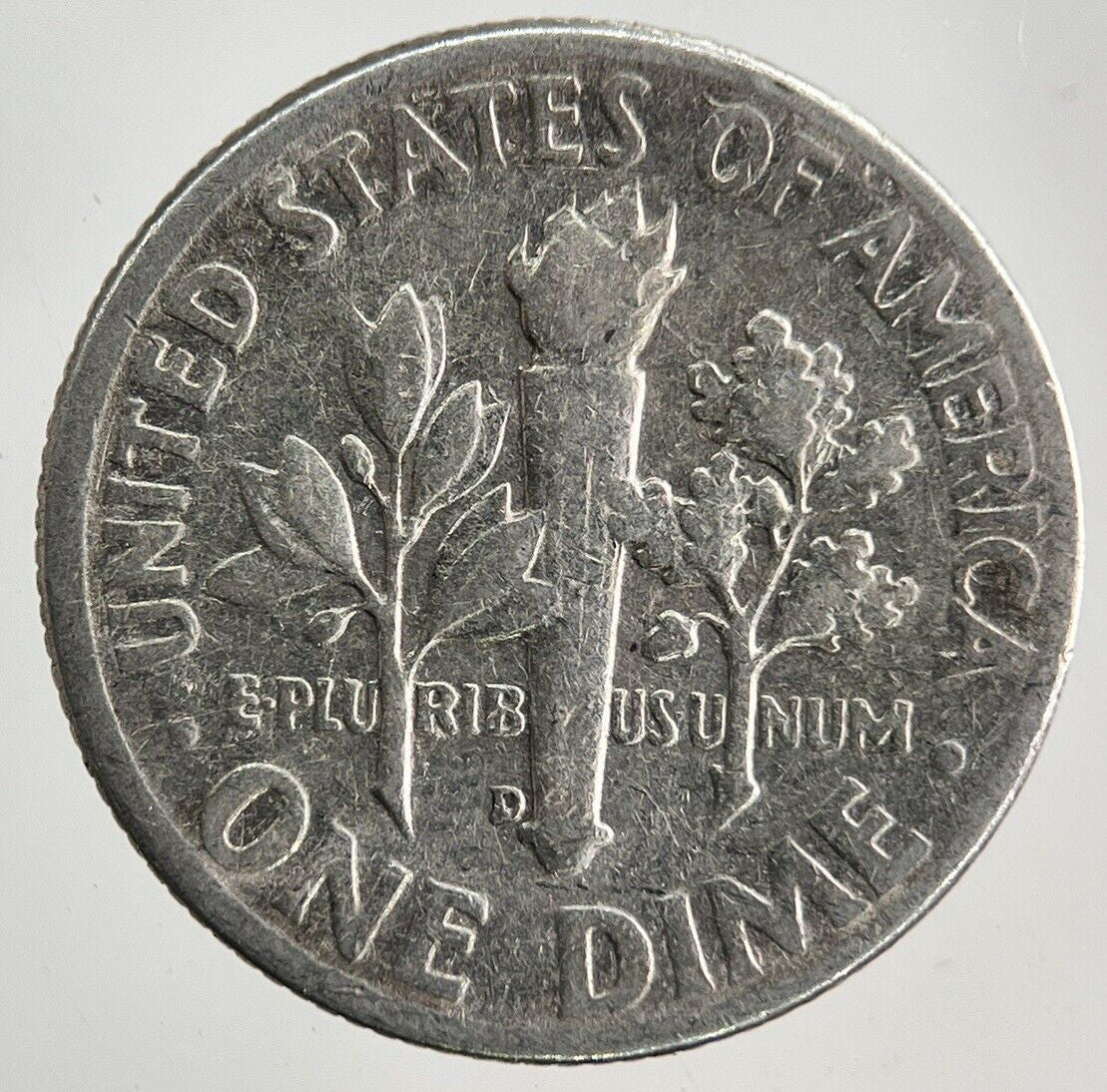 1957 - D US USA Roosevelt One Dime Silver Coin | Collectable Grade