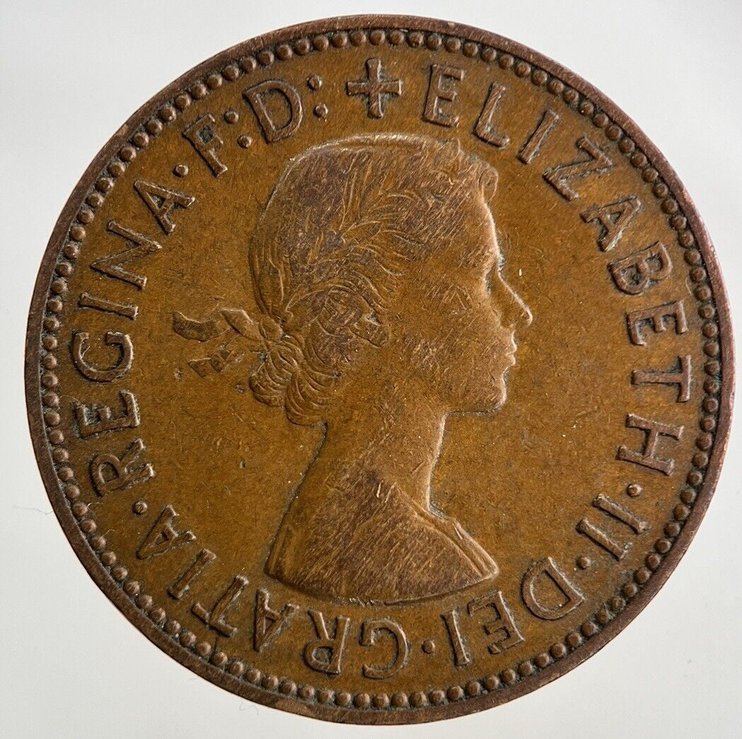 1954 Elizabeth II 2nd Half - Penny Coin | Fine Collectable Grade