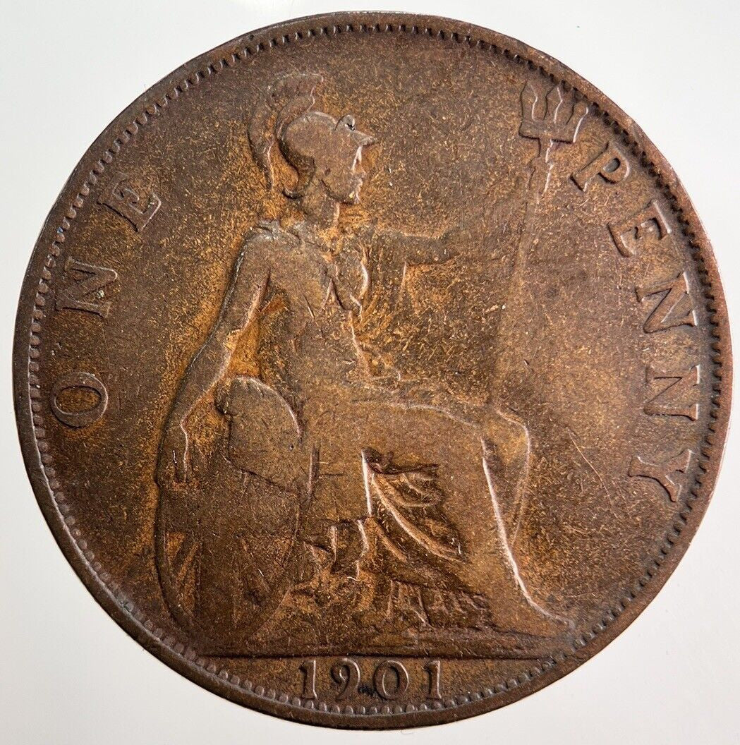 1901 Victoria One Penny Coin | Collectable Grade