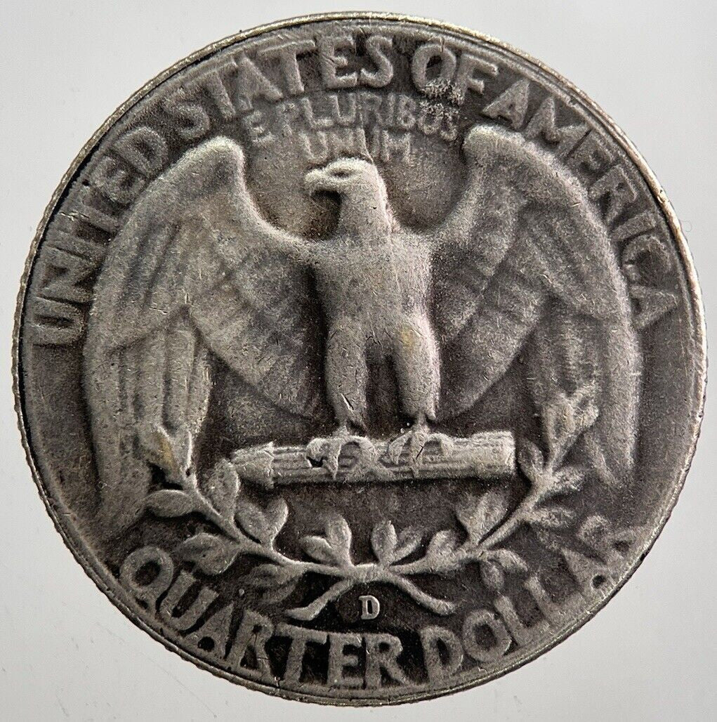 1948 - D US USA Quarter Dollar Silver Coin | Fine Collectable Grade | a7954