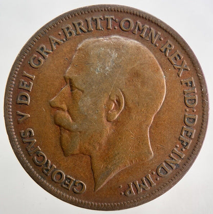 1918 - KN George V One Penny Coin | Collectable Grade