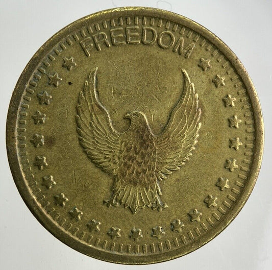 Freedom Eagle No Cash Value Token Coin | Fine Collectable Grade