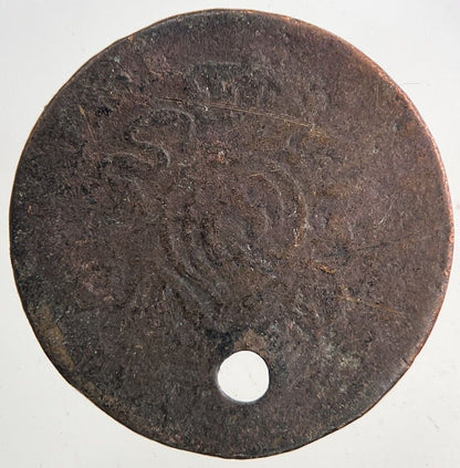 Belgium 2 Cents Centimes Coin | Worn Grade