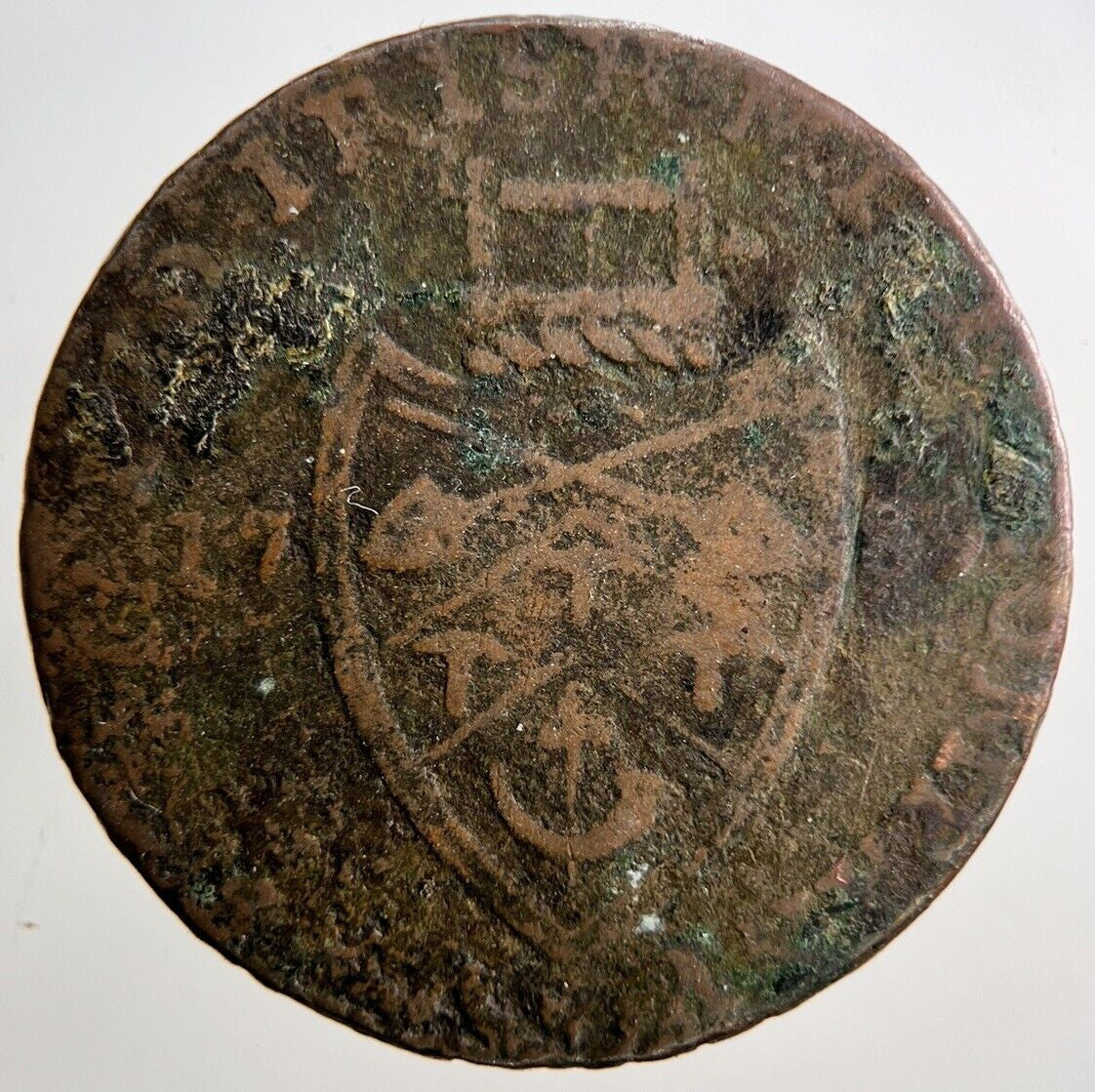 1789 Irish Miners Cronebane Half - Penny Token Coin | Collectable Grade | a2929